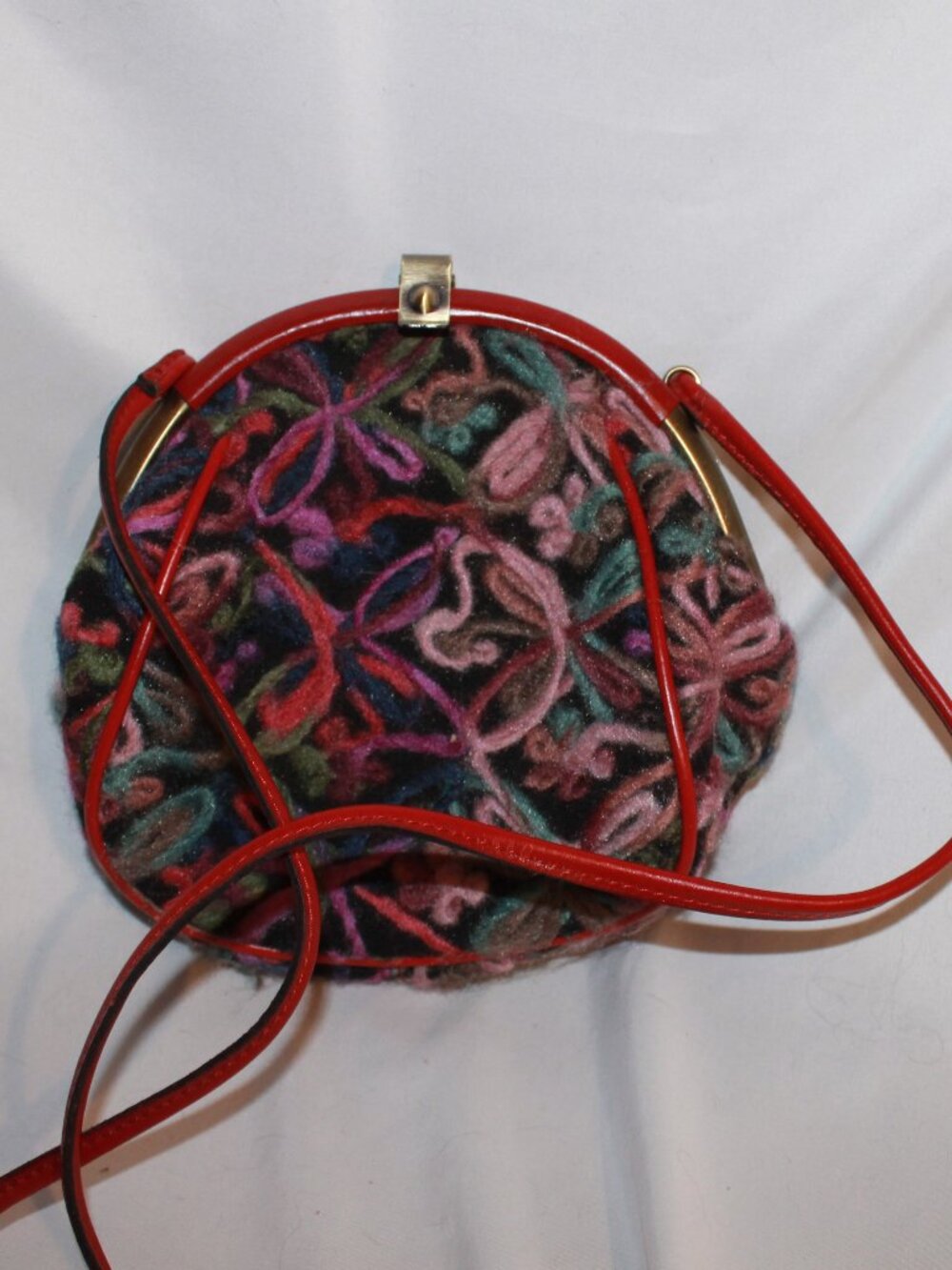 Patricia Nash Portafina embroidered frame crossbody bag